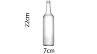 Self Exploding Transparent Beer Bottle (Small) by Wance