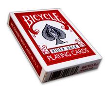 BICYCLE POKER SIZE - RIDER BACK RED