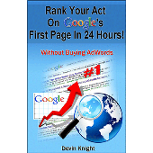How To Rank Your Act on Google by Devin Knight - ebook - DOWNLOAD