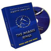 McAbee Rings (Gold Rings and DVD) by Martin Lewis - Trick
