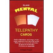 Mental Telepathy Cards (BLANK) by Chazpro Magic - Trick