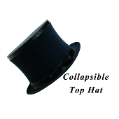 Top Hat Collapsible Premium Magic (Black) - Trick