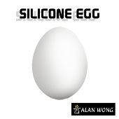 Silicone Egg (White) by Alan Wong - Trick