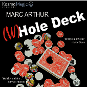 The (W)Hole Deck Red (DVD and Gimmick) by Marc Arthur and Kozmomagic - DVD